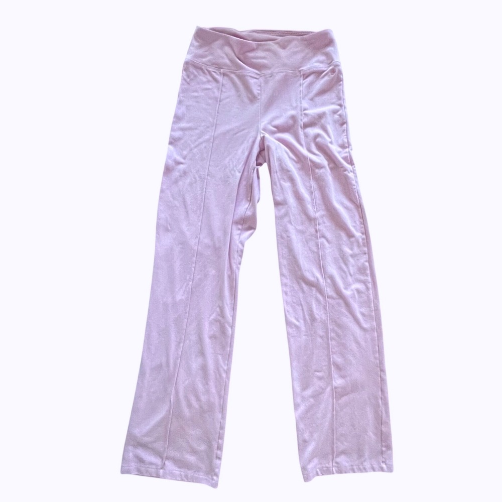 PINK Victoria's Secret Pink Wide Leg Pintuck Lounge Pants Large